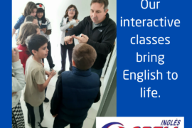 Interactive classes bring English to life.